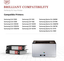 Load image into Gallery viewer, Toner Kingdom Replacement Compatible with Samsung CLT-406S CLT-P406C CLT-K406S Toner for Samsung Xpress SL C410W C460FW C460W C463W CLP-360 360N CLP-365 365W CLX-3300 CLX-3305 CLX-3305W