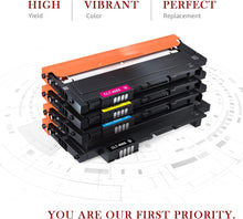 Load image into Gallery viewer, Toner Kingdom Replacement Compatible with Samsung CLT-406S CLT-P406C CLT-K406S Toner for Samsung Xpress SL C410W C460FW C460W C463W CLP-360 360N CLP-365 365W CLX-3300 CLX-3305 CLX-3305W