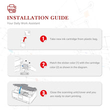 Load image into Gallery viewer, Brother LC123 XL ink Cartridge -10 Packs