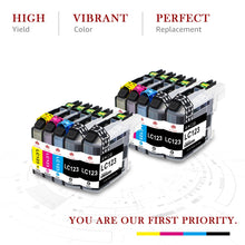 Load image into Gallery viewer, Brother LC123 XL ink Cartridge -10 Packs