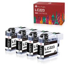 Load image into Gallery viewer, Brother LC223 LC223XL Ink Cartridge -4 Pack