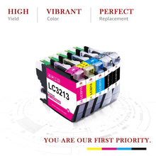 Lade das Bild in den Galerie-Viewer, Brother LC3213 LC3211 ink Cartridge -5 Pack