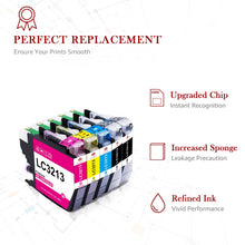 Lade das Bild in den Galerie-Viewer, Brother LC3213 LC3211 ink Cartridge -5 Pack