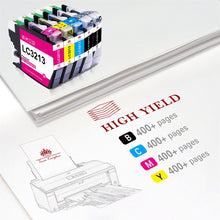 Lade das Bild in den Galerie-Viewer, Brother LC3213 LC3211 ink Cartridge -5 Pack
