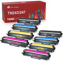 Lade das Bild in den Galerie-Viewer, Brother TN247 TN243 Toner Cartridge -8 Packs