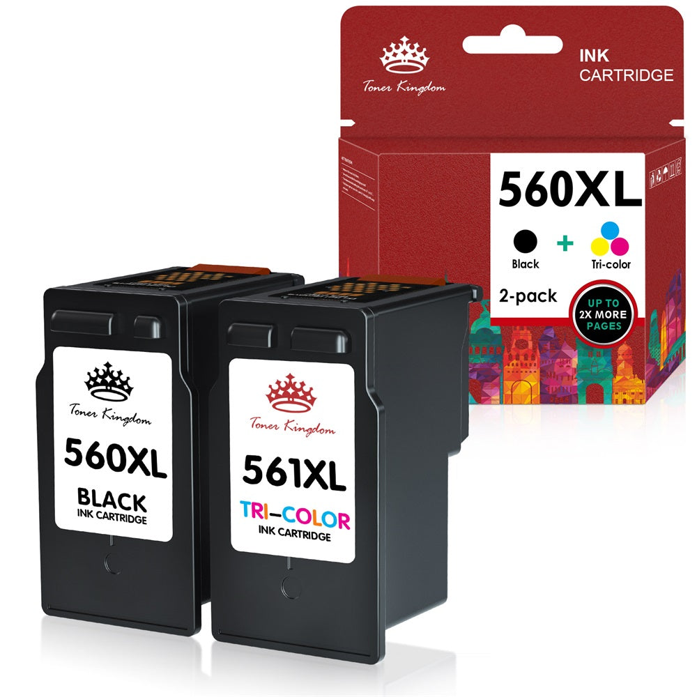 Vilaxh 560XL 561XL Smart ink Cartridge Refill Kit For Canon PG-560 CL-561  XL For Canon Pixma TS5350 TS7450 TS5351 TS5352