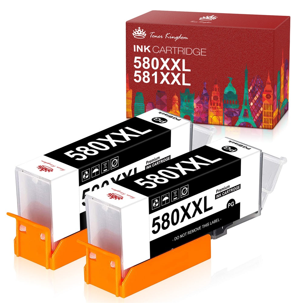 Compatible Canon PGI-580XXL ink Cartridge -2 Pack – Toner Kingdom