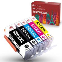 Load image into Gallery viewer, Canon PGI-580XXL CLI-581XXL ink Cartridge -5 Pack