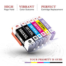 Lade das Bild in den Galerie-Viewer, Canon PGI-580XXL CLI-581XXL ink Cartridge -6 Pack