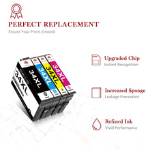Lade das Bild in den Galerie-Viewer, Epson 34XL Ink Cartridge -4 Pack