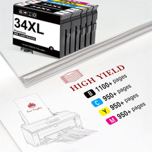 Lade das Bild in den Galerie-Viewer, Epson 34XL Ink Cartridge -5 Pack
