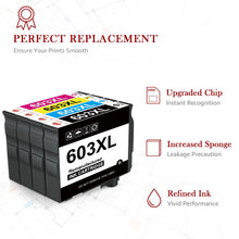 Load image into Gallery viewer, Epson 603 603XL ink Cartridge -4 Pack
