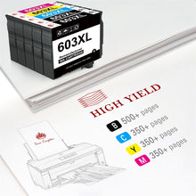 Lade das Bild in den Galerie-Viewer, Epson 603 603XL ink Cartridge -5 Pack