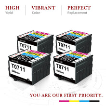 Lade das Bild in den Galerie-Viewer, Compatible Epson T0715XL T0711 Ink Cartridge - 20 Pack