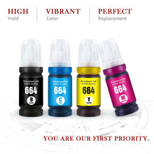Lade das Bild in den Galerie-Viewer, Epson T6641 T6642 T6643 T6644 ink Cartridge -4 Pack