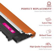 Load image into Gallery viewer, Compatible HP 117A Toner Cartridge -4 Pack