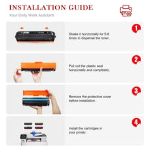 Load image into Gallery viewer, HP 203X CF540X Toner Cartridge -4 Pack