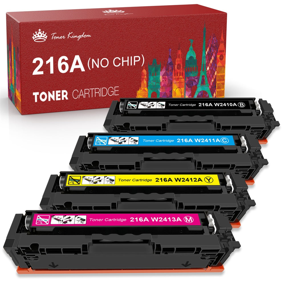 Compatible HP 216A W2410A Toner Cartridge -4 Pack