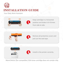 Load image into Gallery viewer, HP 216A W2410A Toner Cartridge -4 Pack