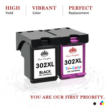 Load image into Gallery viewer, HP 302XL 302 ink Cartridge -2 Pack