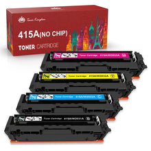 Lade das Bild in den Galerie-Viewer, Compatible HP415A Toner Cartridge (No Chip) -4 Packs