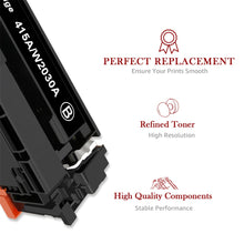 Lade das Bild in den Galerie-Viewer, Compatible HP415A Toner Cartridge (No Chip) -4 Packs