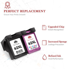 Load image into Gallery viewer, HP 62 62XL ink Cartridge -2 Pack