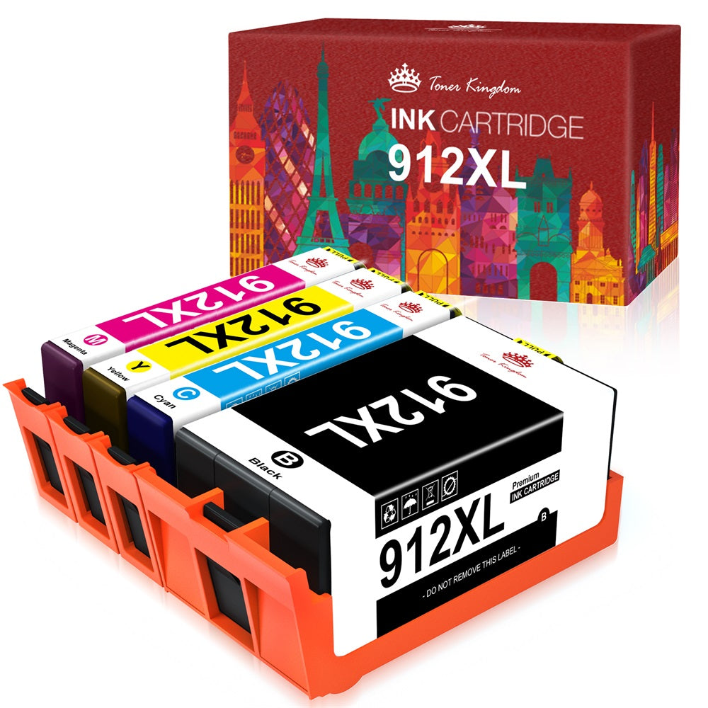 Pack de 8 cartouches compatibles HP 912XL
