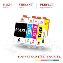 Lade das Bild in den Galerie-Viewer, HP 934XL 935XL ink Cartridge -4 Pack