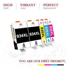 Lade das Bild in den Galerie-Viewer, HP 934XL 935XL ink Cartridge -5 Pack