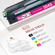 Lade das Bild in den Galerie-Viewer, Samsung CLT-P504S Toner Cartridge -4 Pack