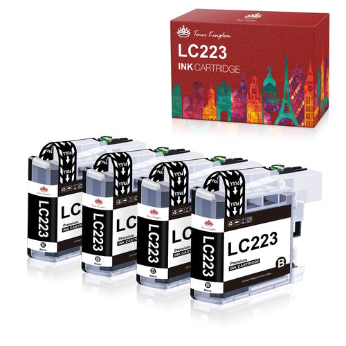 Brother LC223 LC223XL Ink Cartridge -4 Pack
