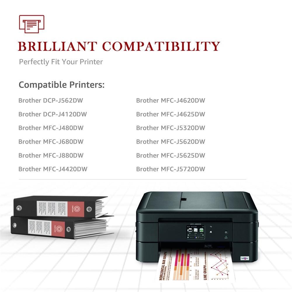Praktisk Vend tilbage Kredsløb Compatible Brother LC223 ink Cartridge -16 Pack – Toner Kingdom