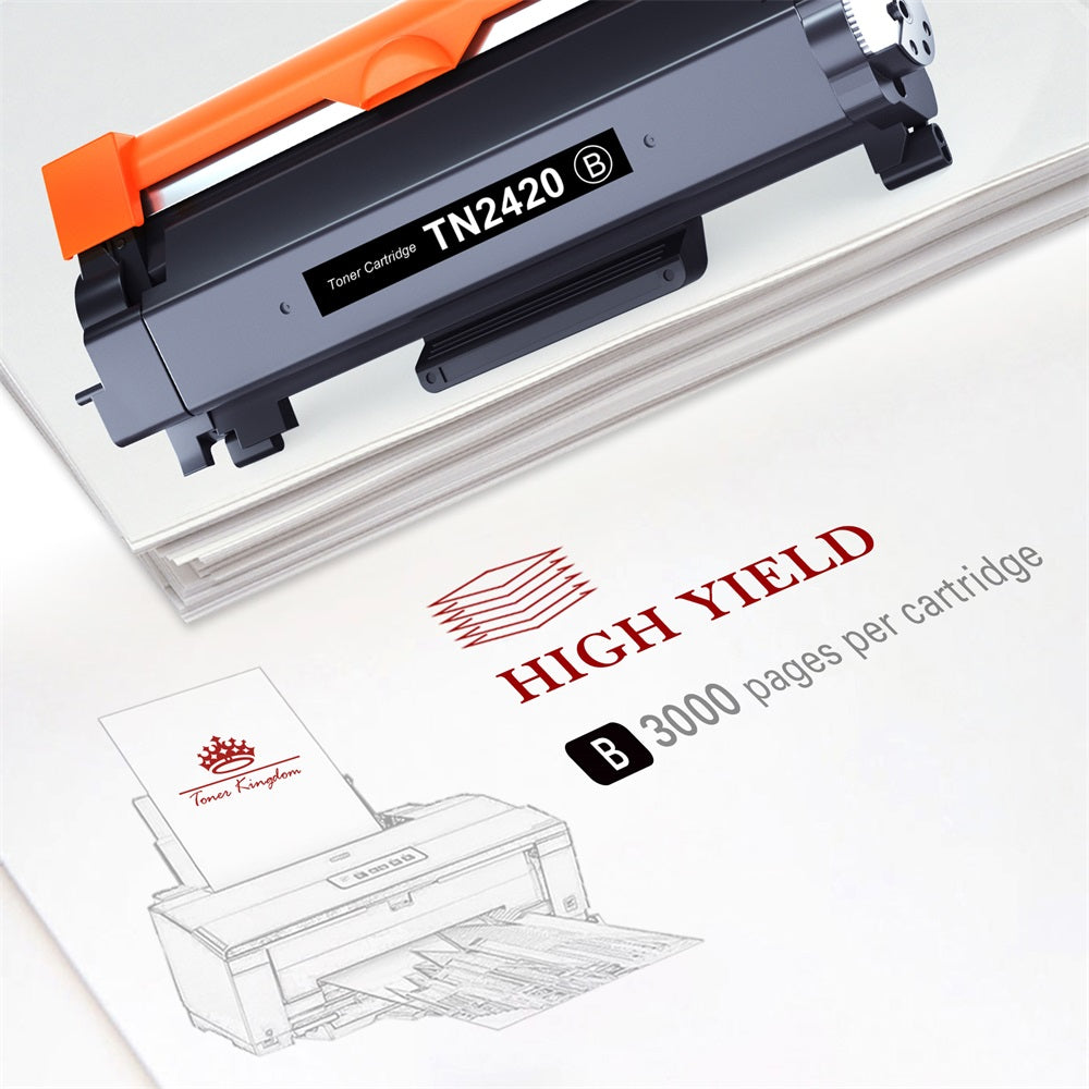 Genuine Brother TN-2420 Black Toner Cartridge – For HL-L2350DW, HL-L2370DN, HL-L2310D Printers