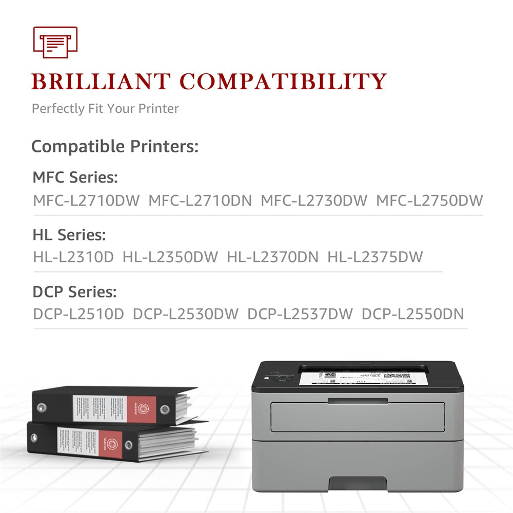 TN2420 Toner Cartridges High Yield Replacement Compatible for Brother  TN2420 Toner Cartridge Work for Brother MFC-L2750DW L2730DW L2710DW L2710DN