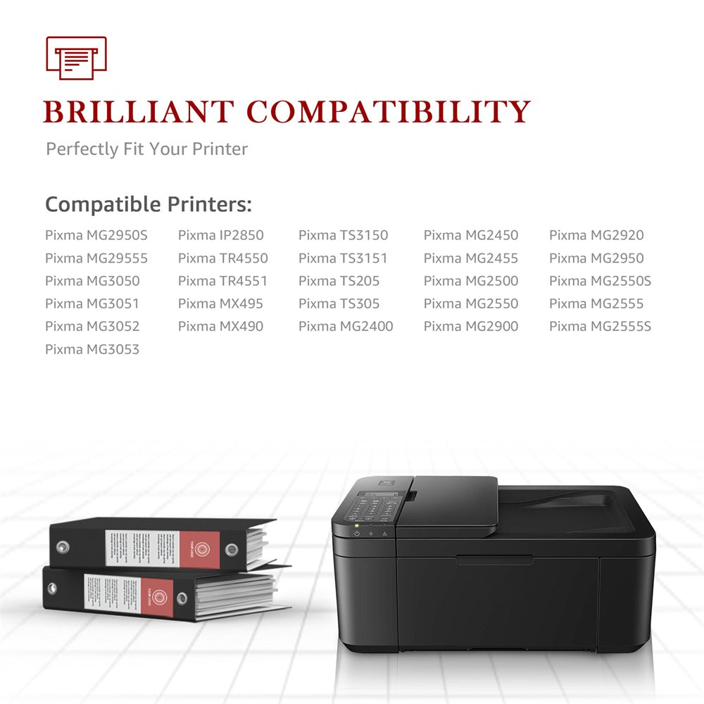 Pack compatible CANON PG-545XL/CL-546XL, 2 cartouches - ChronoCartouche