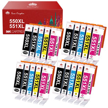 Load image into Gallery viewer, Canon PGI-550 CLI-551 ink Cartridge -20 Pack
