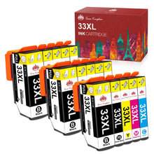 Lade das Bild in den Galerie-Viewer, Compatible Epson 33XL Ink Cartridge - 15 Pack
