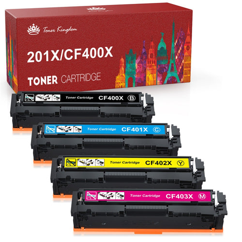 HP 201X CF400X Toner Cartridge -4 Pack