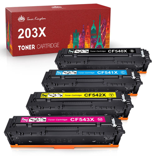 HP 203X CF540X Toner Cartridge -4 Pack