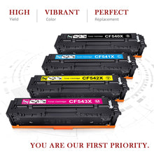 Load image into Gallery viewer, HP 203X CF540X Toner Cartridge -4 Pack
