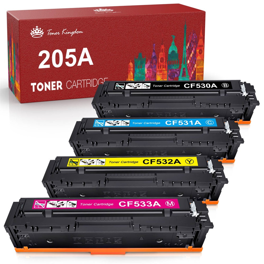 HP 205A CF530A Toner Cartridge -4 Pack