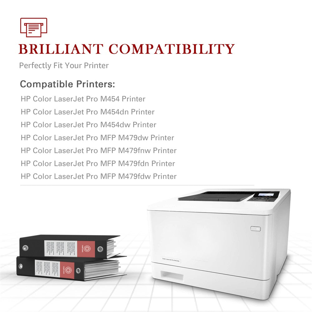 succes Landskab Conform Compatible HP415A Toner Cartridge (No Chip) -4 Pack – Toner Kingdom