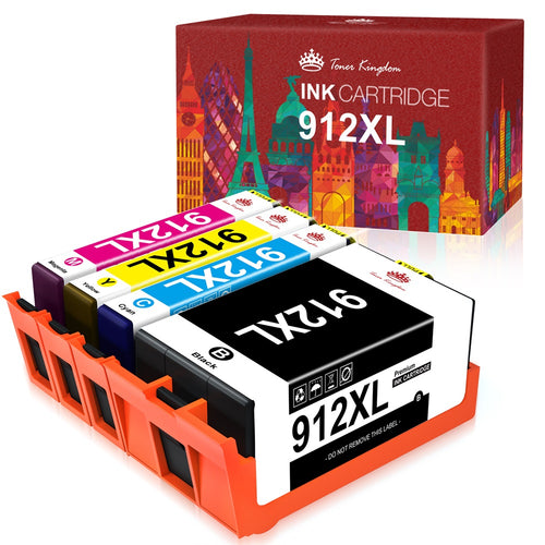 Compatible HP 912 912XL Ink Cartridge - 4 Pack