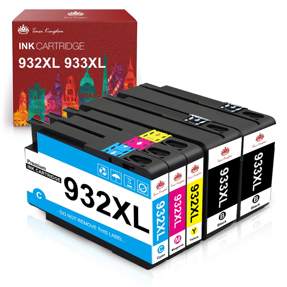 HP 932XL 933XL Ink Cartridge-5 Pack