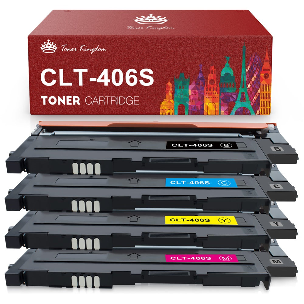 Samsung CLT-P406C Toner Cartridge -4 Pack