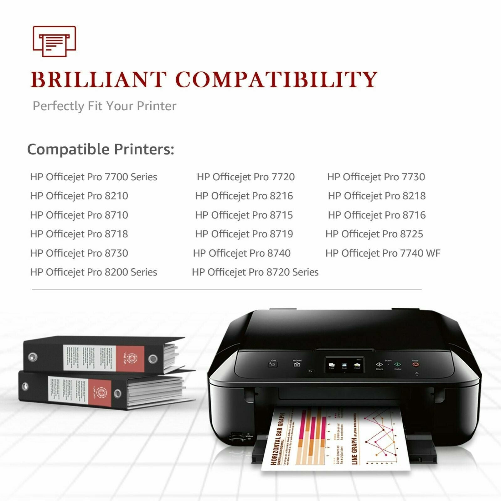 INKCLOUD 953XL Compatibele Inktcartridges voor HP 953 met geavanceerd chipsysteem voor Officejet Pro 7720,7730,7740,8210,8218,8710,8715,8718,8720, 8725,8728,8730,8740 1 Geel | Printerinkt